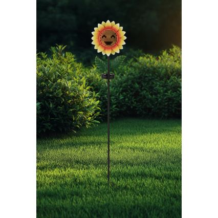 Globo - LED ηλιακό φωτιστικό 200xLED/3V IP44 600 mAh λουλούδι