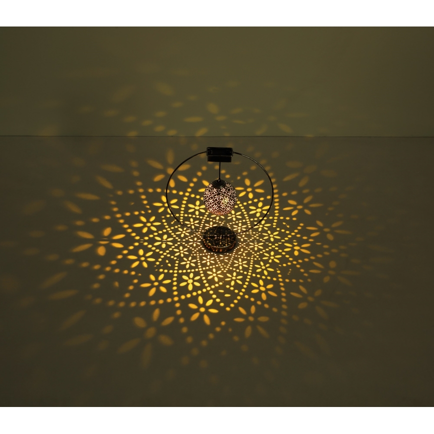 Globo - LED Ηλιακό φωτιστικό  LED/0,06W/1,2V ασημί IP44
