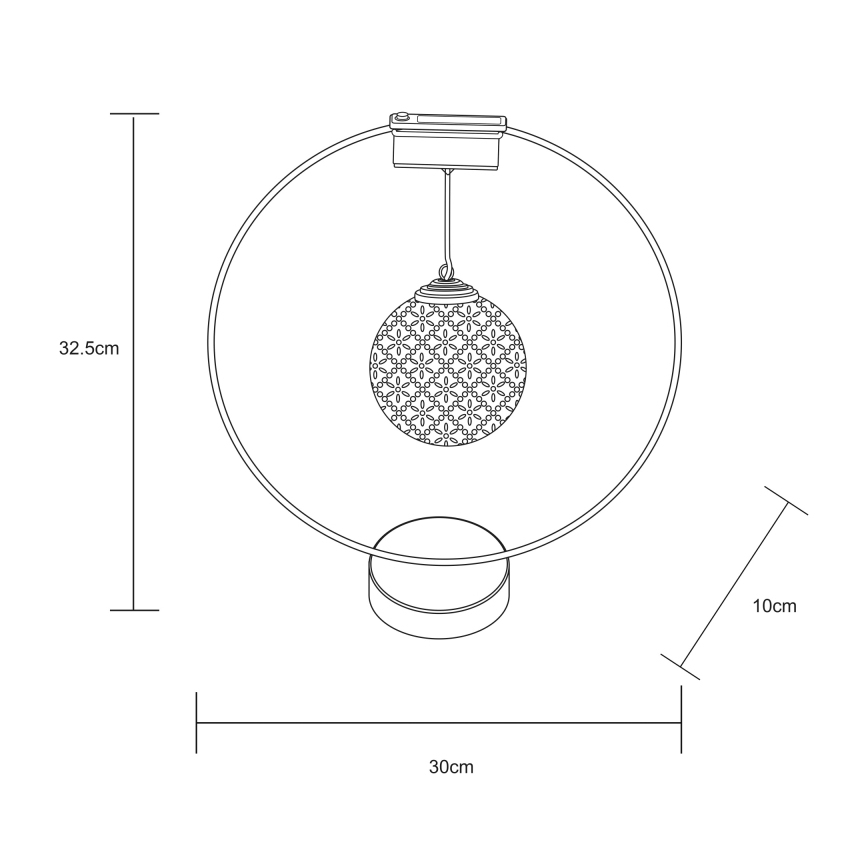 Globo - LED Ηλιακό φωτιστικό  LED/0,06W/1,2V ασημί IP44