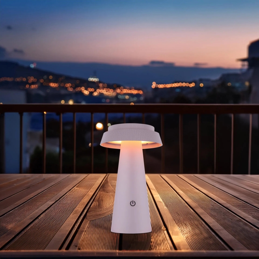 Globo - LED Dimming ηλιακό αφής φωτιστικό LED/4W/3,7W IP54 ροζ