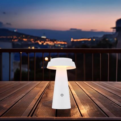 Globo - LED Dimming ηλιακό αφής φωτιστικό LED/4W/3,7W IP54 λευκό