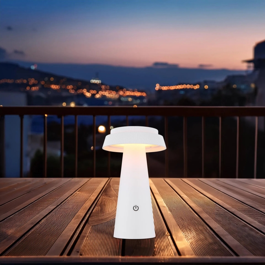Globo - LED Dimming ηλιακό αφής φωτιστικό LED/4W/3,7W IP54 λευκό