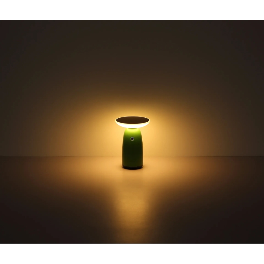 Globo - LED Dimming ηλιακό αφής φωτιστικό LED/10W/3,7V IP54 πράσινο