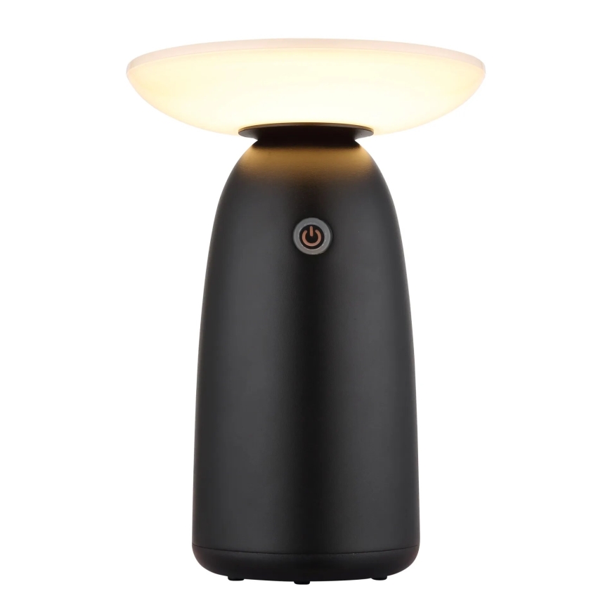 Globo - LED ρυθμιζόμενος ηλιακός φωτισμός αφής LED/10W/3,7V IP54 3600 mAh μαύρο