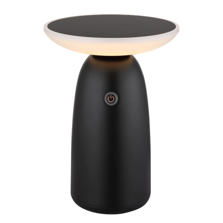 Globo - LED ρυθμιζόμενος ηλιακός φωτισμός αφής LED/10W/3,7V IP54 3600 mAh μαύρο