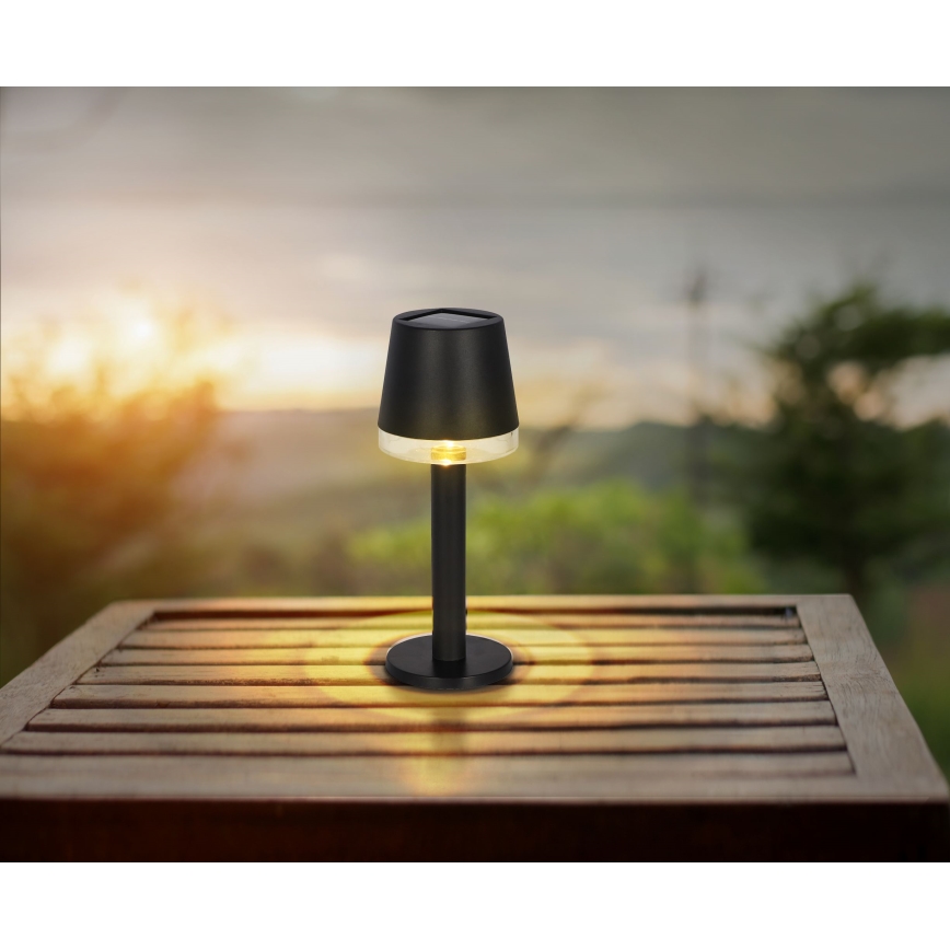 Globo - Ηλιακό φωτιστικό LED LED/0,5W/3,2V 3000K IP44 μαύρο