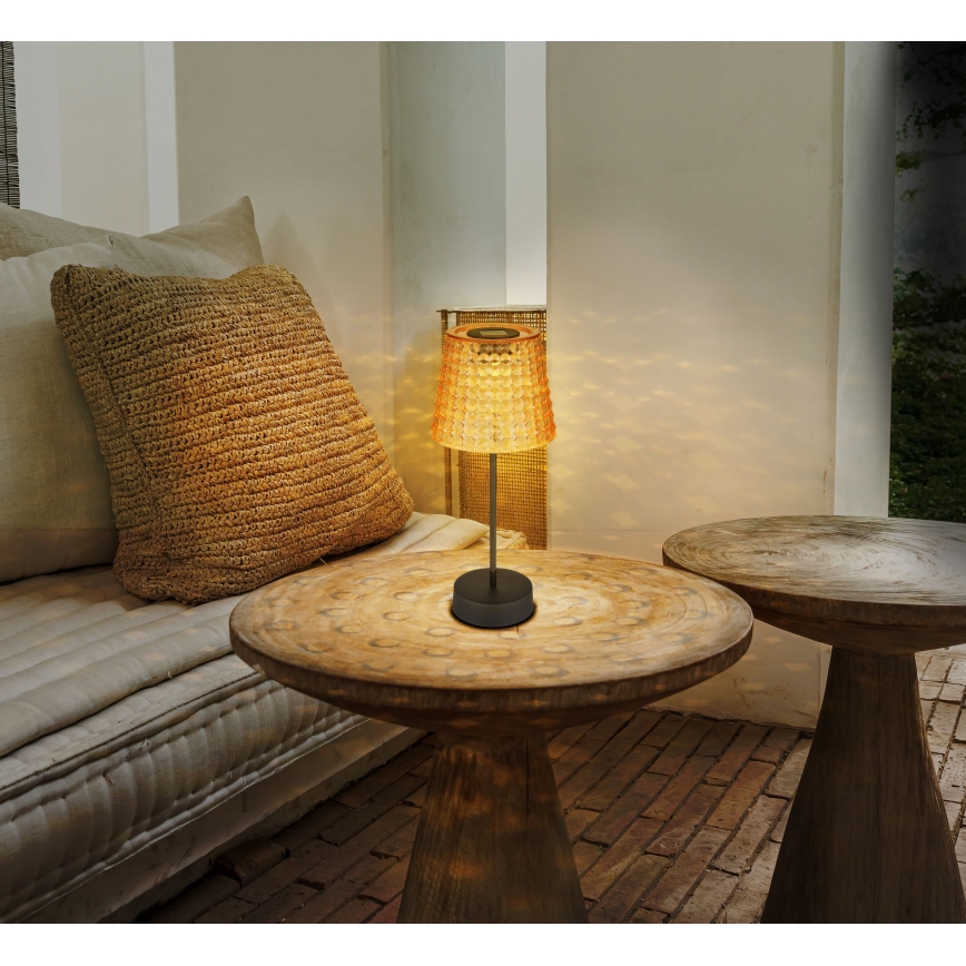 Globo - ΣΕΤ 2x Ηλιακό φωτιστικό LED LED/0,06W/3V IP44 40 mAh πορτοκαλί