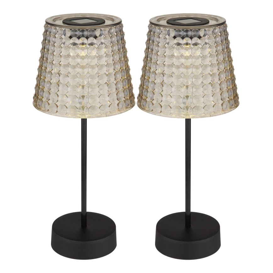 Globo 36634-2S - ΣΕΤ 2x Ηλιακό φωτιστικό LED SOLAR LED/0,06W/3V IP44 40 mAh γκρι
