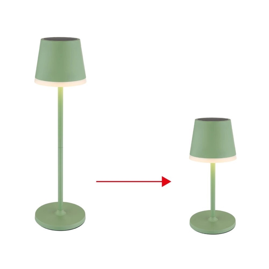 Globo - Ηλιακό φωτιστικό LED LED/0,06W/3V 3000K IP44 πράσινο