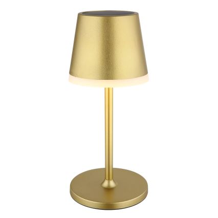Globo - Ηλιακό φωτιστικό LED LED/0,6W/3V 3000K IP44 χρυσό