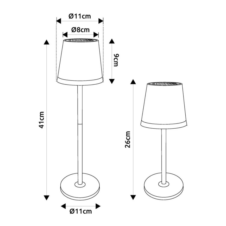 Globo - Ηλιακό φωτιστικό LED LED/0,6W/3V 3000K IP44 χρυσό