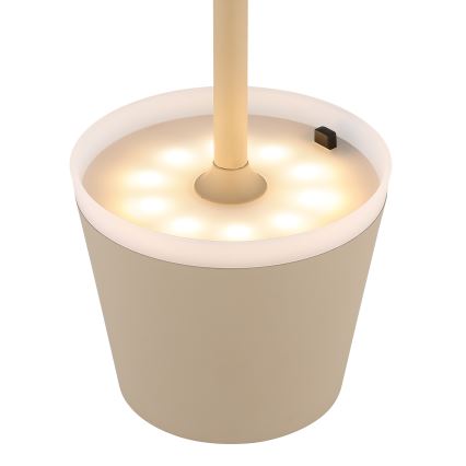 Globo - Ηλιακό φωτιστικό LED LED/0,6W/3V 3000K IP44 1200 mAh μπεζ