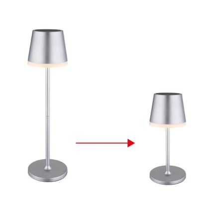 Globo - Ηλιακό φωτιστικό LED LED/0,6W/3V 3000K IP44 1200 mAh ματ χρώμιο