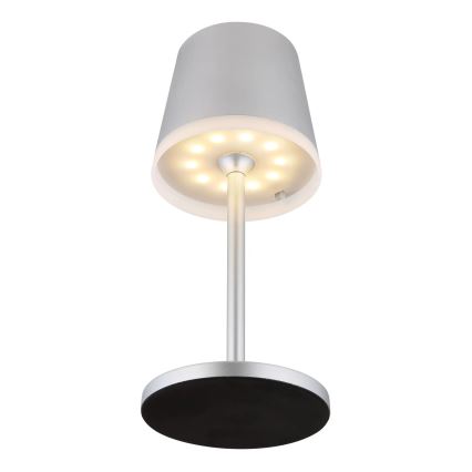 Globo - Ηλιακό φωτιστικό LED LED/0,6W/3V 3000K IP44 ματ χρώμιο