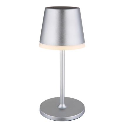 Globo - Ηλιακό φωτιστικό LED LED/0,6W/3V 3000K IP44 ματ χρώμιο