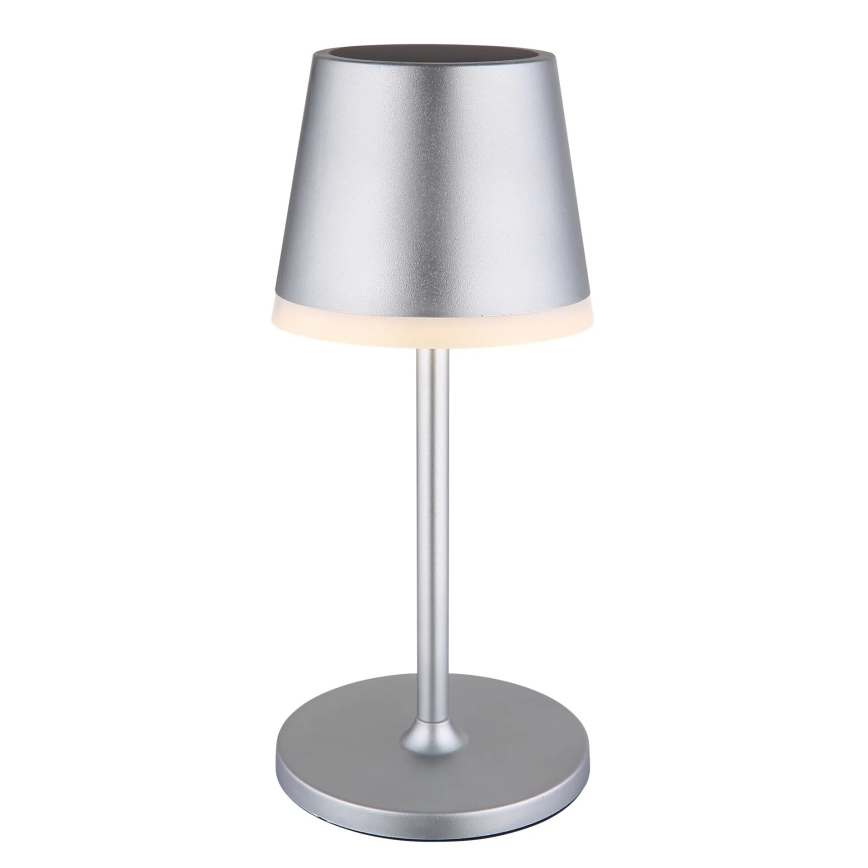 Globo - Ηλιακό φωτιστικό LED LED/0,6W/3V 3000K IP44 ματ χρώμιο
