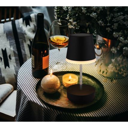 Globo - Ηλιακό φωτιστικό LED 10xLED/0,06W/3V IP44 800 mAh μαύρο