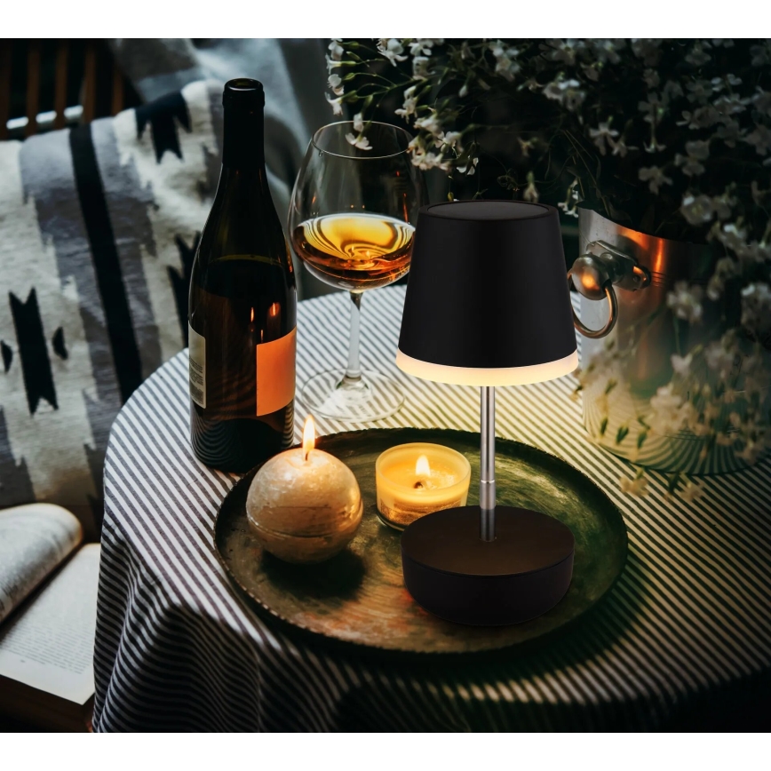 Globo - Ηλιακό φωτιστικό LED 10xLED/0,06W/3V IP44 800 mAh μαύρο