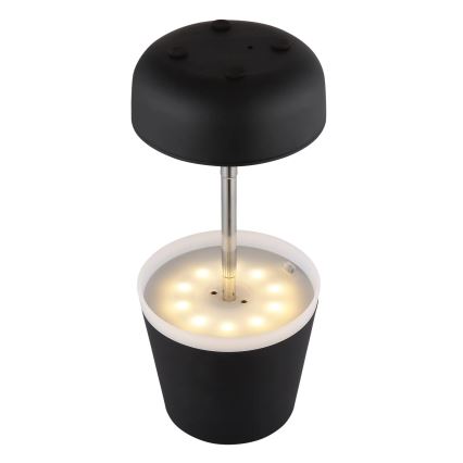 Globo - Ηλιακό φωτιστικό LED 10xLED/0,06W/3V IP44 800 mAh μαύρο