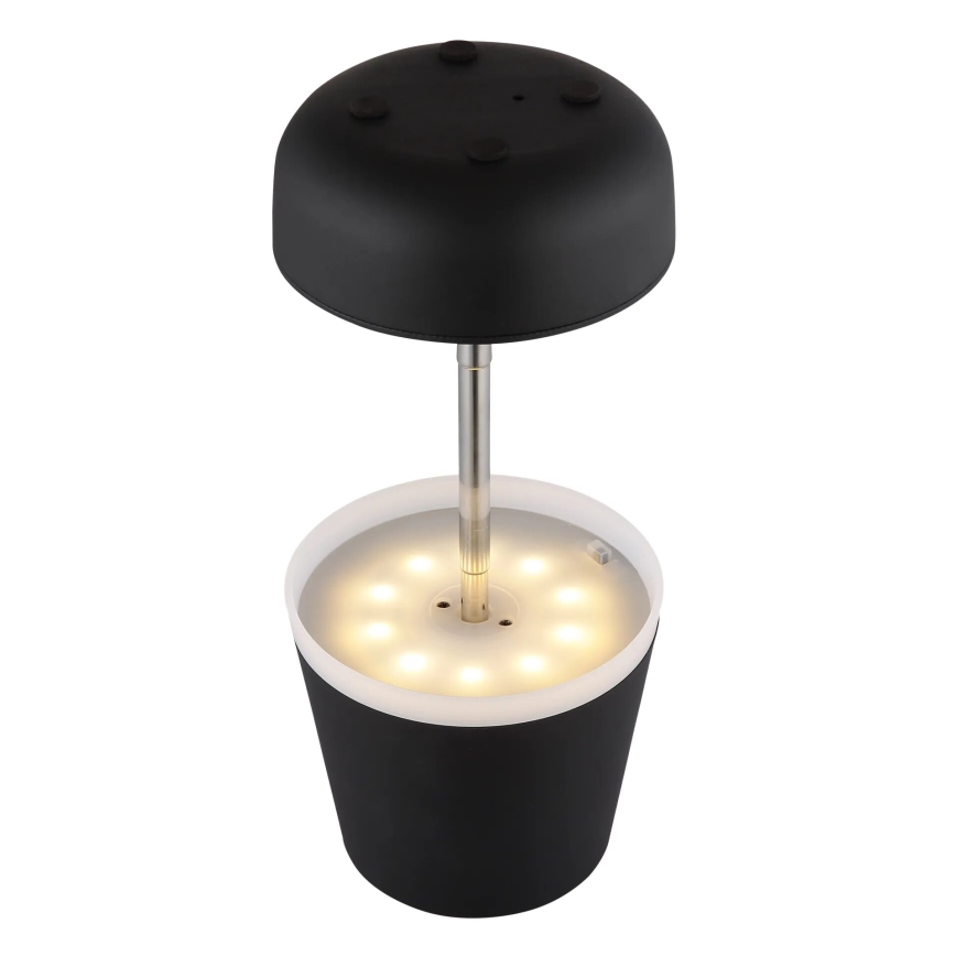 Globo - Ηλιακό φωτιστικό LED 10xLED/0,06W/3V IP44 800 mAh μαύρο