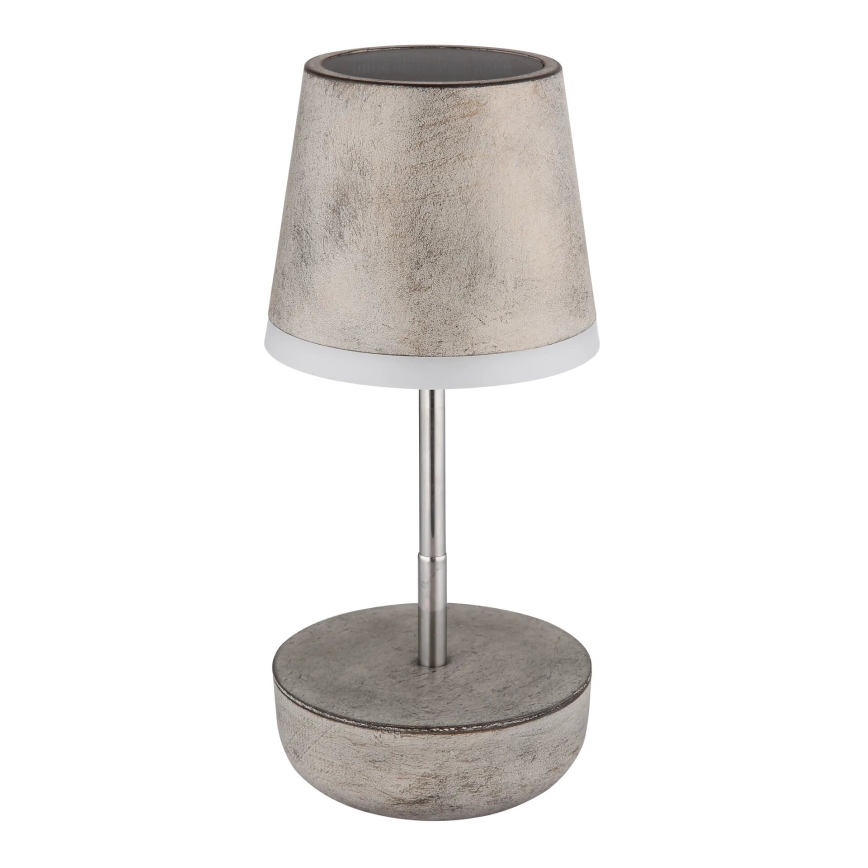 Globo - Ηλιακό φωτιστικό LED 10xLED/0,06W/3V IP44 800 mAh γκρι