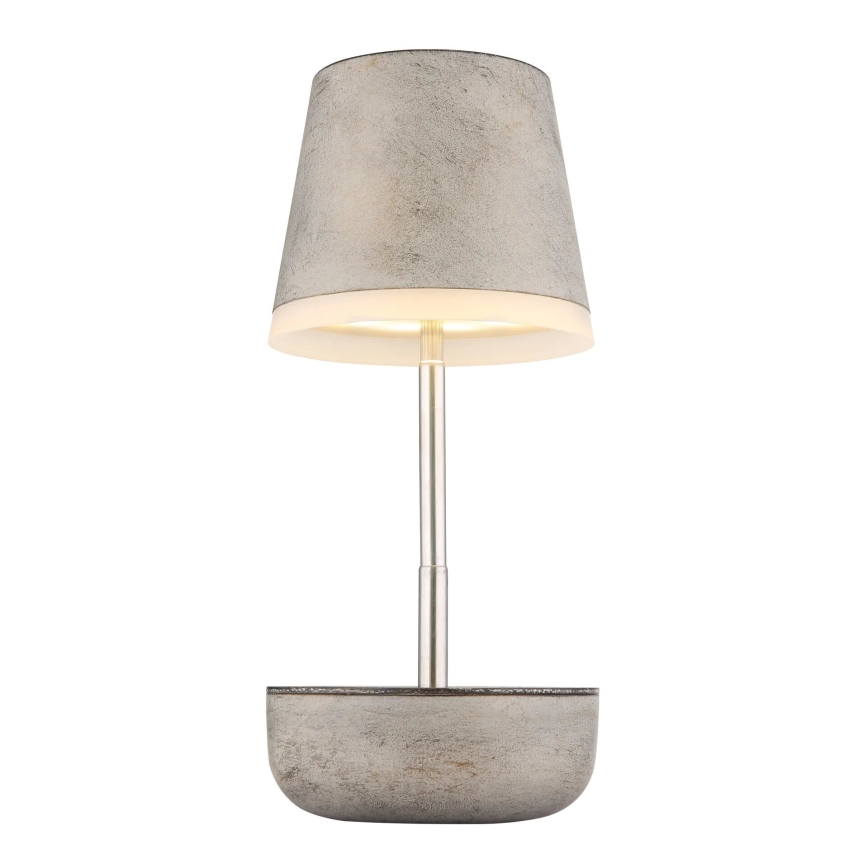 Globo - Ηλιακό φωτιστικό LED 10xLED/0,06W/3V IP44 800 mAh γκρι