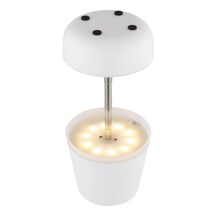 Globo - Ηλιακό φωτιστικό LED 10xLED/0,06W/3V IP44 800 mAh λευκό