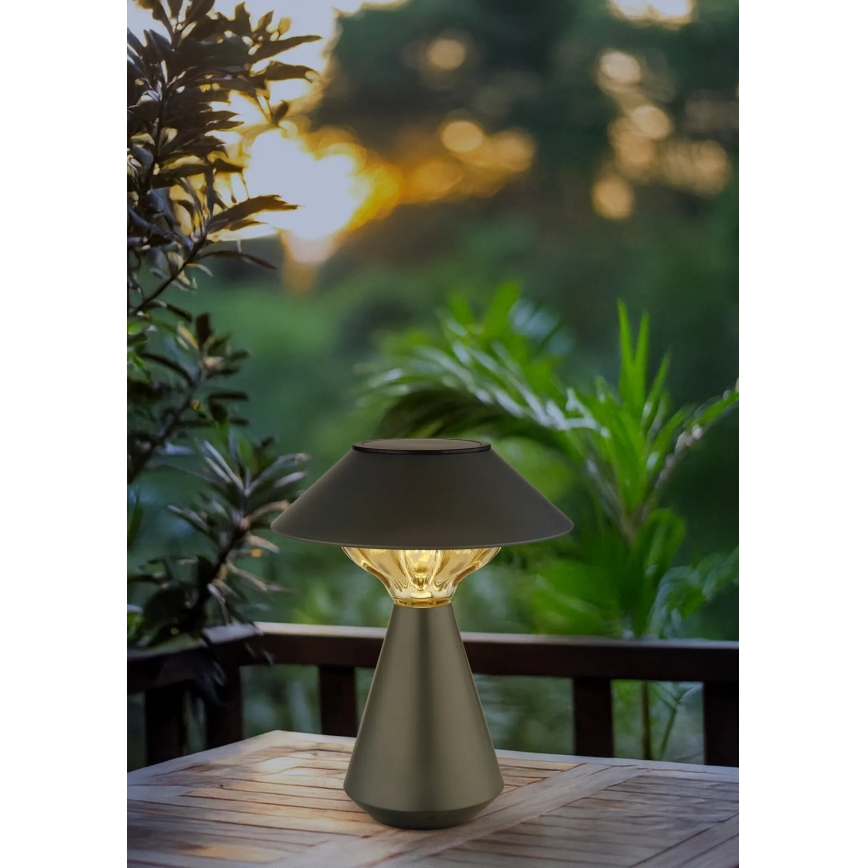 Globo - Ηλιακό φωτιστικό LED 10xLED/0,06W/1,2V IP44 600 mAh μαύρο