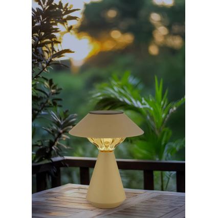 Globo - Ηλιακό φωτιστικό LED 10xLED/0,06W/1,2V IP44 600 mAh καφέ