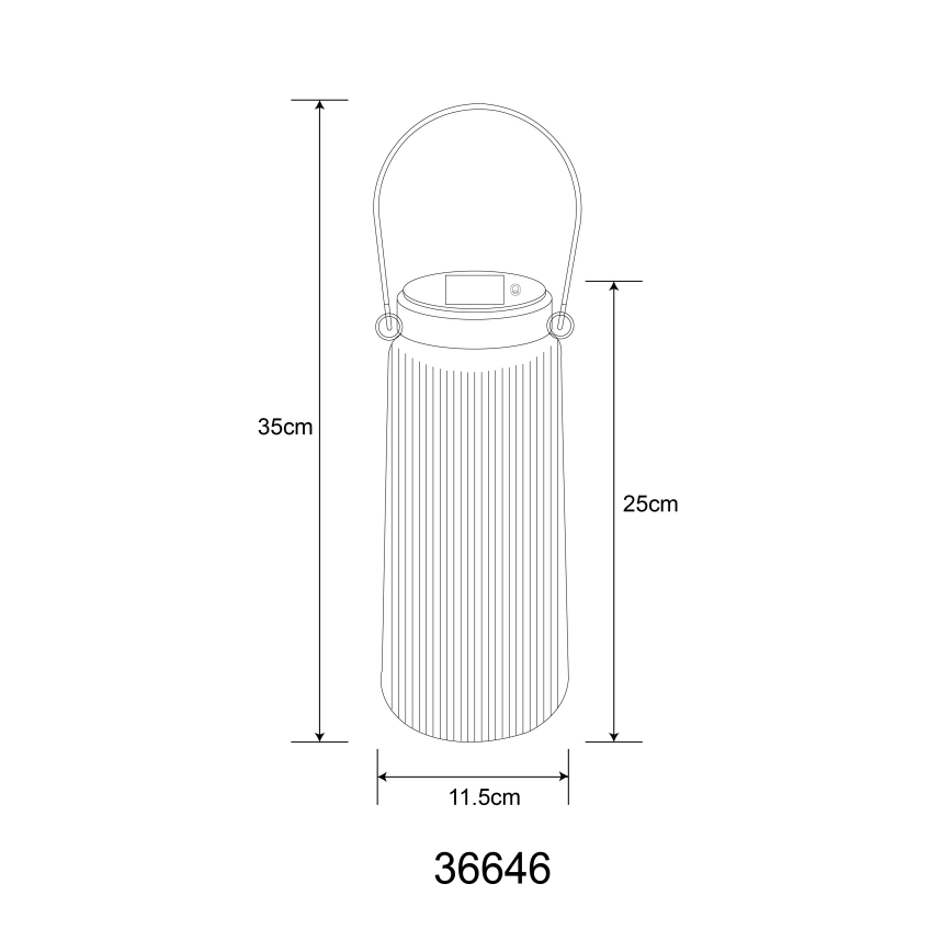Globo - Ηλιακό φωτιστικό LED 2xLED/0,5W/3V 3000K IP44