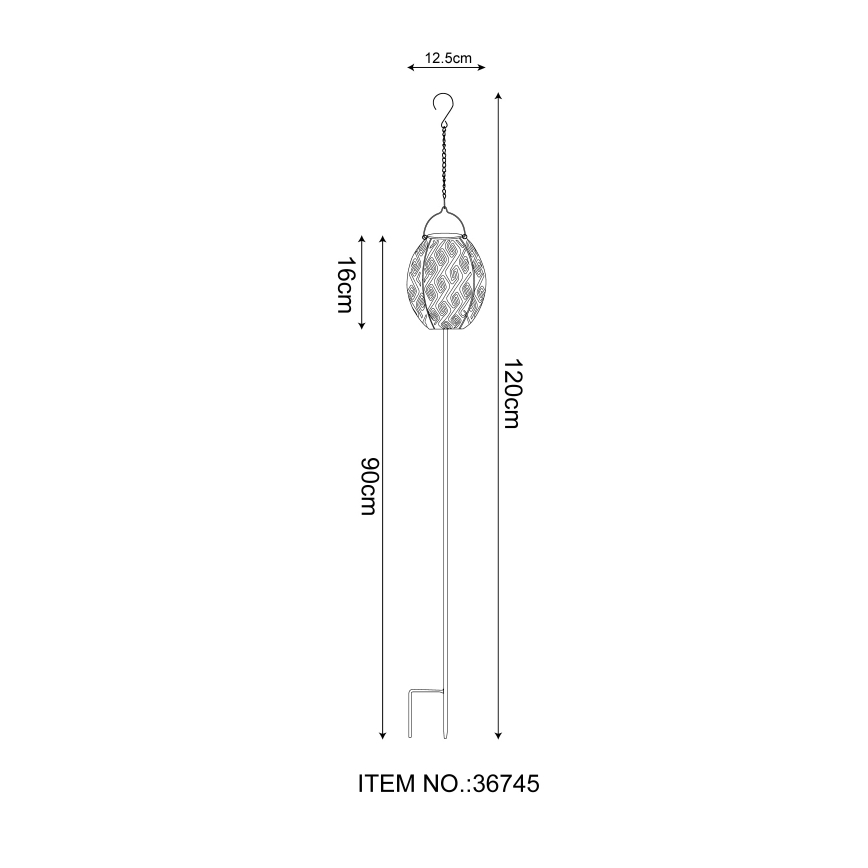 Globo - Ηλιακό φωτιστικό LED 3σε1 LED/0,06W/3,2V 3000K IP44