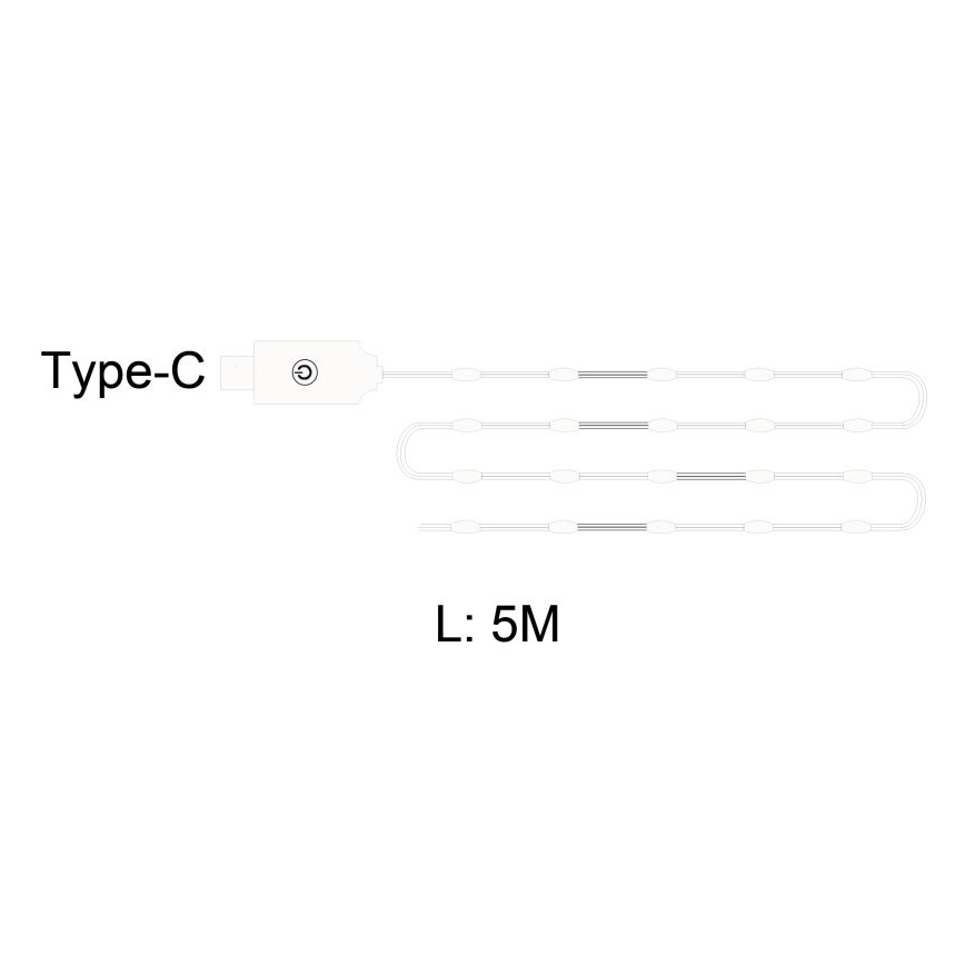Globo - LED RGB Ταινία 50xLED/0,06W/5V 5 μ 27 λειτουργίες