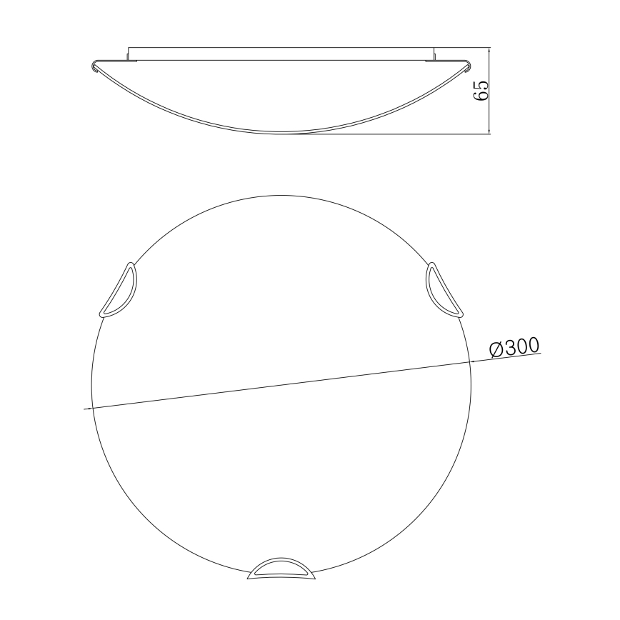 Globo - Φως οροφής 2xE27/60W/230V