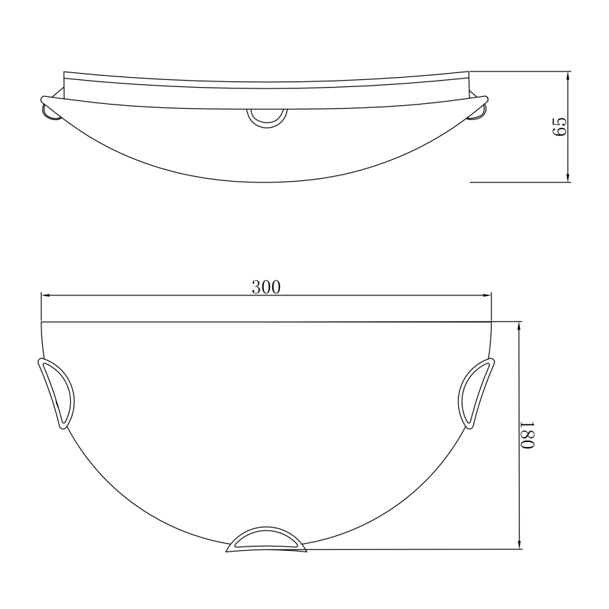 Globo - Φως τοίχου 1xE27/60W/230V