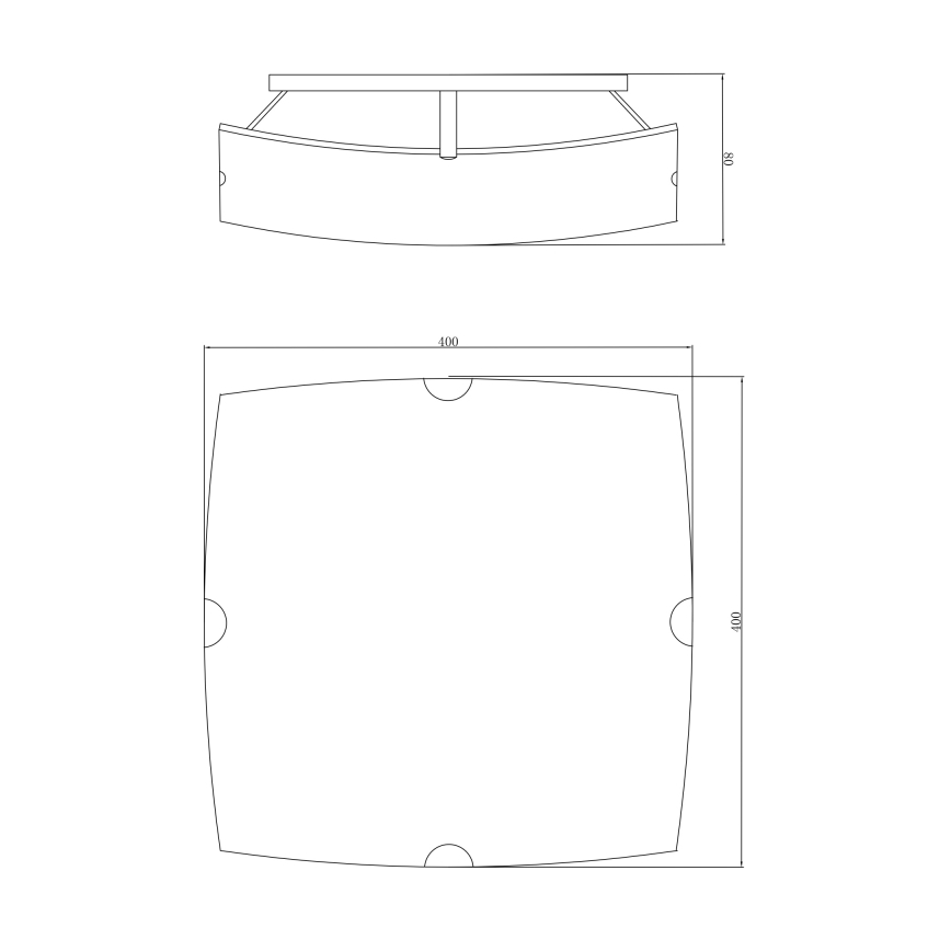 Globo - Φως οροφής 3xE27/60W/230V