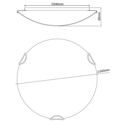 Globo - Παιδικό φωτιστικό οροφής 2xE27ILLU/60W/230V