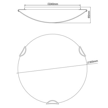 Globo - Παιδικό φωτιστικό οροφής 2xE27/60W/230V