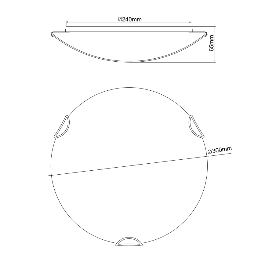 Globo - Παιδικό φωτιστικό οροφής 2xE27/60W/230V