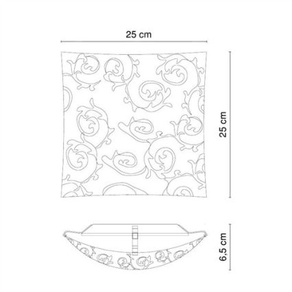 Globo - Οροφής φωτιστικό 1xE27/60W/230V