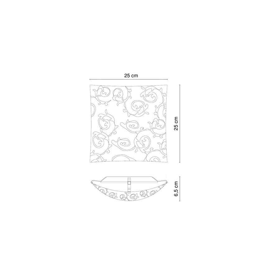Globo - Οροφής φωτιστικό 1xE27/60W/230V