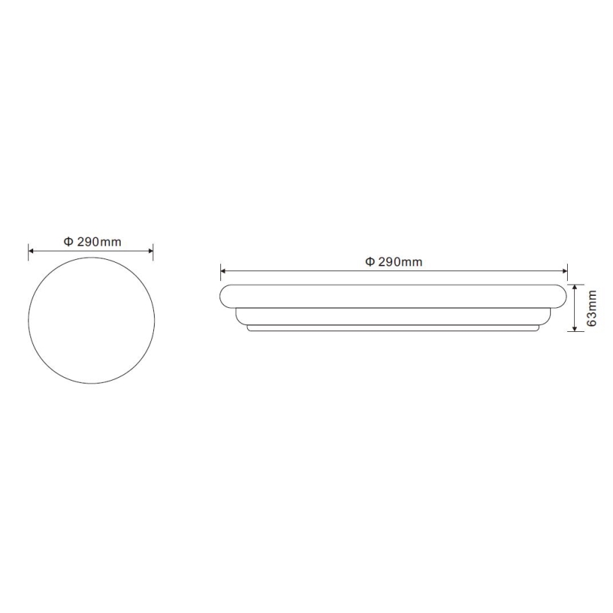 Globo - Φωτιστικό οροφής LED/20W/230V