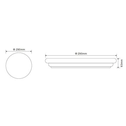 Globo - Φως οροφής LED 1xLED/20W/230V