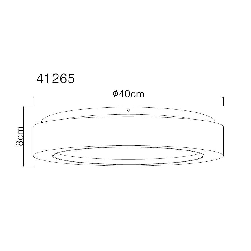 Globo - Φωτιστικό οροφής LED LED/24W/230V διάμετρος 40 cm 3000K λευκό