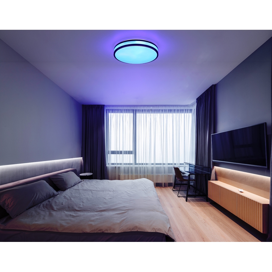 Globo - LED RGBW Dimmable φωτιστικό οροφής LED/18W/230V 2700-6000K + τηλεχειριστήριο