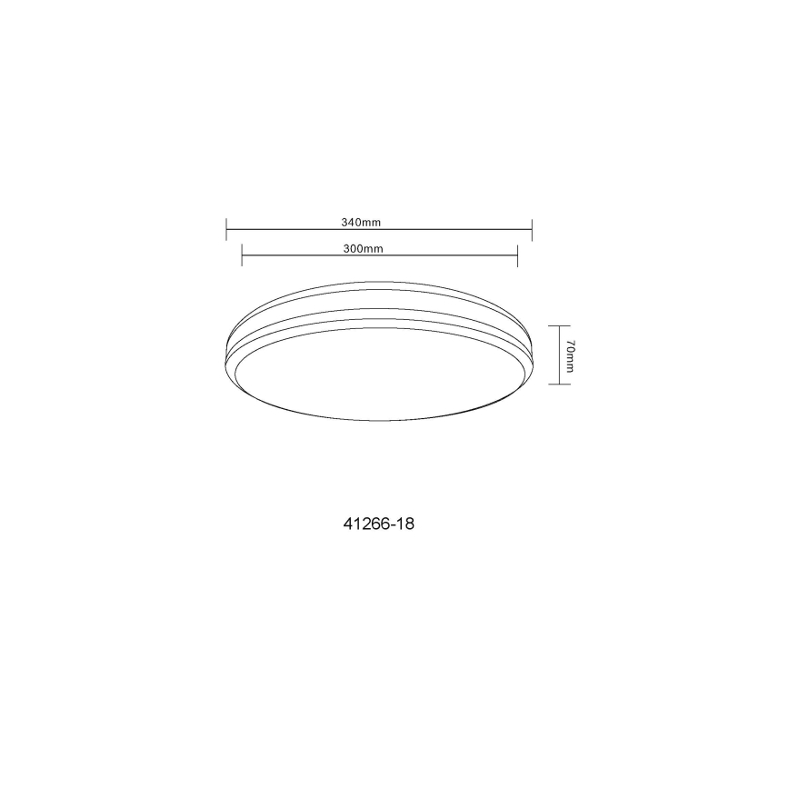Globo - LED RGBW Dimmable φωτιστικό οροφής LED/18W/230V 2700-6000K + τηλεχειριστήριο