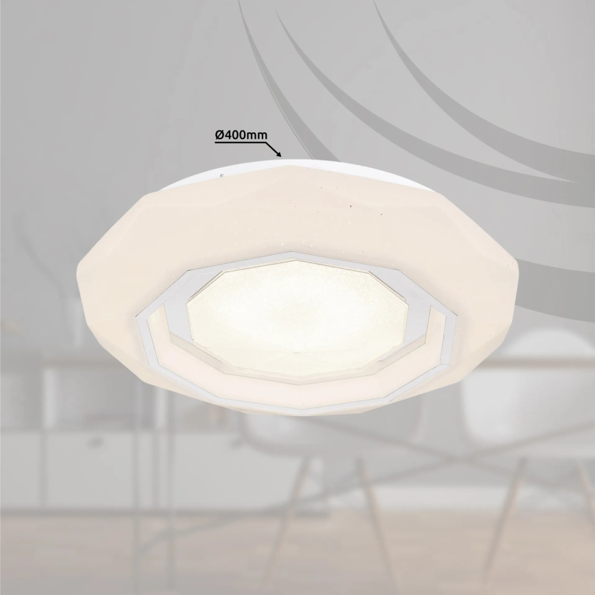 Globo - LED Dimmable φωτιστικό οροφής LED/24W/230V 2700-6500K + τηλεχειριστήριο