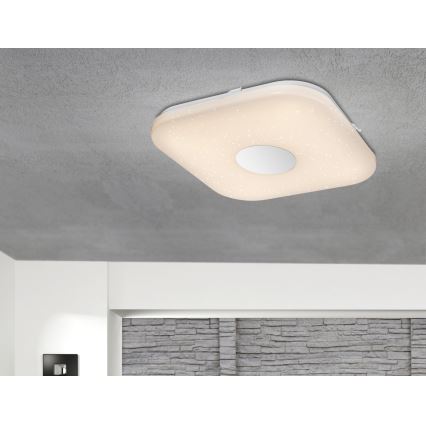Globo - Ρυθμιζόμενο LED φωτιστικό οροφής LED/24W/230V 3000-6000K με τηλεχειριστήριο