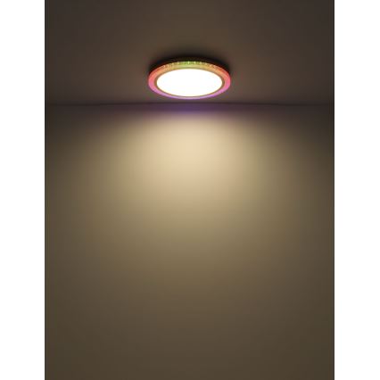 Globo - RGBW Φωτιστικό οροφής dimming LED/20W/230V 2700-6500K + τηλεχειριστήριο