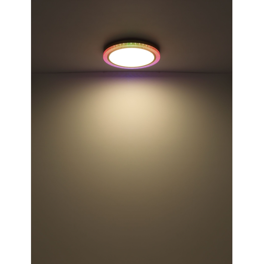 Globo - RGBW Φωτιστικό οροφής dimming LED/20W/230V 2700-6500K + τηλεχειριστήριο