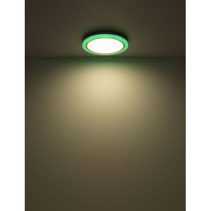 Globo - RGBW Φωτιστικό οροφής dimming LED/20W/230V 2700-6500K + τηλεχειριστήριο